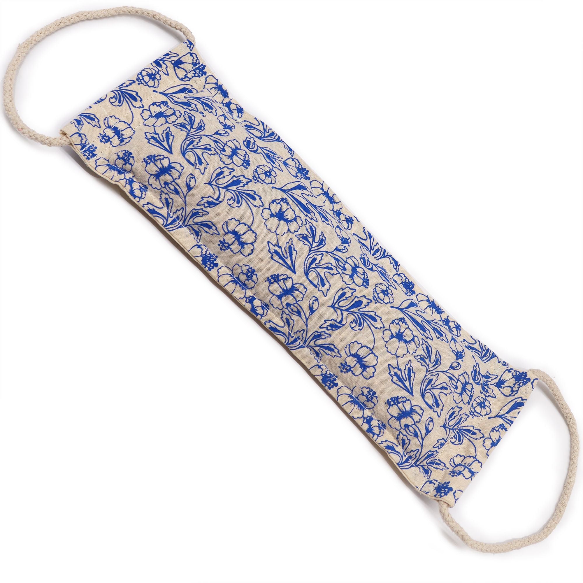 Natural Cotton Wheat Bags - Blue