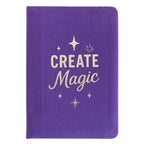 Purple Velvet Notebook - 80 pages - Create Magic