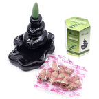 Pack of 10 Masala Backflow Incense - Eucalyptus