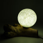 DriftGlow Lamp Cotton Luna Ivory Shade