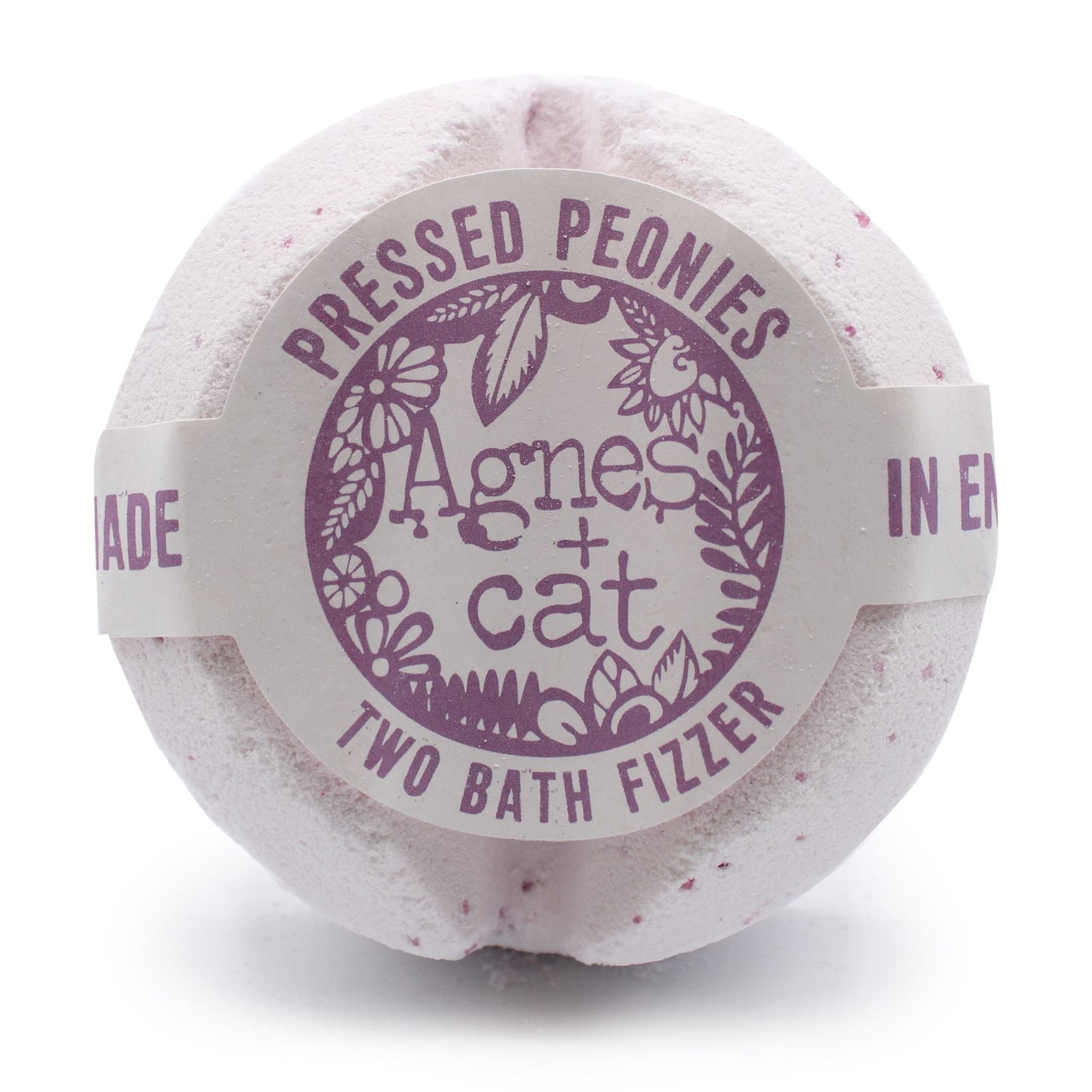 Agnes + Cat Bath Fizzer - Pressed Peonies
