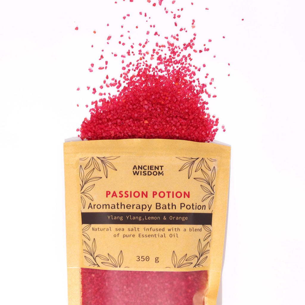 Aromatherapy Bath Potion in Kraft Bag 350g - Passion