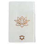 White Wellness Journal - 120 pages - Rose Gold Tree of Life
